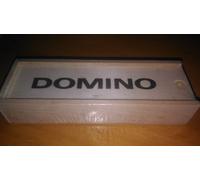 Gioco Di Domino Piccolo Classico Con Tessere In Resina E Scatola In Legno Domino