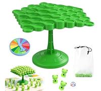 Gioco Di Equilibrio Albero Della Rana - Interattivo Genitore-Bambino Per Due Giocatori - Giocattolo di Equilibrio da Tavolo a Tema Rana,per Bambini e Bambine Coordinazione Occhio-Mano Sviluppo Pazienz