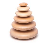 Gioco di equilibrio con ciottoli in legno BIGJIGS BABY