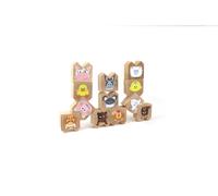Gioco di equilibrio in legno con animali domestici