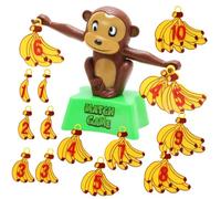 Gioco di Equilibrio Scimmia - Giocattolo Educativo Matematico STEM, di Conteggio di 85 Pezzi con Banane False | Cool Matematica per