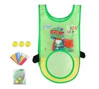 Gioco di etichetta di Palla Cacciatore, Gioco di Bersaglio di Lancio, Set di Palla per Cattura, Sviluppo Coordinamento, Giocattolo Portatile per con Gilet Collant per la Scuola, Cortile, Esterna