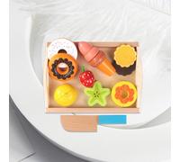 Gioco di finzione in legno Giocattolo alimentare Casa da gioco Regalo di