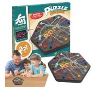 Gioco di Fiocchi Cerebrali | Giocattolo Districare Giochi,Attività Educative Strategiche Indoor per Classe Festa e Campeggio