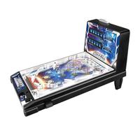 Gioco di Flipper Arcade Elettronico Giochi di Flipper da Tavolo Mini per Bambini con Segnapunti Luci e Musica Gioco da Tavolo Portatile