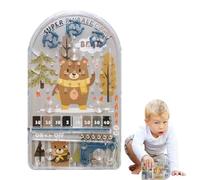 Gioco di flipper portatile: tascabile creativo, gioco facile da impugnare, mini intrattenimento interattivo, strumento divertente da viaggio | Per bambini Adolescenti Adulti Riunioni di feste A