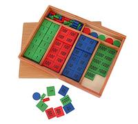 Gioco di francobolli, francobolli dal Design Professionale Giocattoli matematici Colori Vivaci Scatola di Legno per Bambini