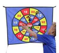 Gioco Di Freccette | Adesivo 60x50 Cm con trampolino per s | Gioco Sportivo Di Abilità E Tempo Libero Famiglia Include 10 Palline Collant Ragazzi Ragazze