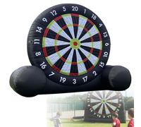 Gioco di Freccette Gonfiabile Bersaglio Gioco di calcio per esterni, freccette, calcio, ventilatore da 370 W e 8 palloni da calcio per la famiglia.