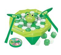 Gioco di ghiaccio Interactive Block Breaking Toy, Save The Frog Adventure Challenge | Famiglia Pounding Playset, gioco da tavolo educativo con per bambini e ragazze