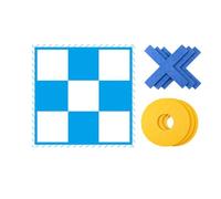 Gioco di Giant Cortile all'aperto - Gioco di Giochi di Prato Portatile Kit Piattaforma di Facile Stoccaggio | Attività di Giocattoli di Intrattenimento a Grande Festa, Attrezzatura Pieghevole Leggero