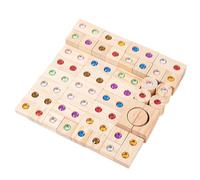 Gioco Di Giocattoli Impilamento Rainbow - Kit Di Legno, Di Torre Acrilico | Forme Educative Brillanti con Design Sicuro, Texture Di Presa Facile Per L'Immaginazione Creativa E La