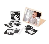 Gioco di giocattoli sensoriali, specchio di sicurezza | Giocattolo di sviluppo del cervello a doppio lato con carte | per giochi di sviluppo portatili, forniture per l'apprendimento precoce