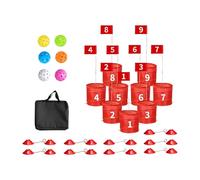 Gioco di Golf all'Aperto - Gioco Di Golf All'Aperto | Set Per Allenamento Al Bersaglio Con Percorso A 9 Buche Per Pratica Sportiva Papà Bambini Casa Interno Garage Feste E Attività Familiari Divertent
