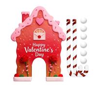 Gioco di Golf Casa di Pan di - Giocattolo Divertente in Miniatura per Famiglie - Set Percorso Mini Golf Natale - per Feste in Casa, Ufficio e Riunioni