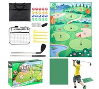 Gioco Di Golf Chip E Stick - Set Tappetino Chip Golf Per Interni - Tappetino Da Colpo Portatile - Adatto A Bambini Adulti Casa Giardino Interno Esterno Prato Festa Spiaggia Garage Campo Famiglia