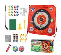 Gioco Di Golf Da Giardino - Gioco Per Esercitarsi Al Colpo Di Golf | Attrezzatura Sportiva con Accessori per Pratica in Giardino Interni Divertimento