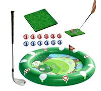 Gioco di golf in piscina - Giocattolo estivo galleggiante gonfiabile, Golf acquatico da giardino per famiglie con palline, libero interattivo genitore-figlio per bambini 3-12 Piscina nel cortile