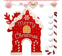 Gioco Di Golf Natalizio,Set Gioco Gingerbread Festival Natalizio - Giocattolo Mini Golf Per La Casa,Per Feste Natalizie All'Aperto E Al Chiuso Per Famiglia E Raduni