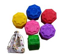 Gioco di Gonggi, gioco tradizionale coreano, set di pietre di Jack Tradizionale | Giocattolo di allenamento di coordinazione Mano-gonggi in colore vivido per famiglia, adulti, feste