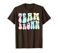 Gioco di guerra Retro Team BROWN Let's Go School Summer Camp Maglietta