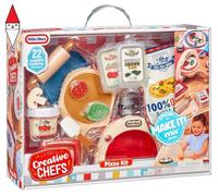 MGA Cucina giocattolo Creative Chefs Pizza Kit - Sabbia da mescolare Make-It Mix, 22 accessori