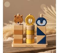Gioco di impilamento con animali in legno | Trixie – Senza personalizzazione