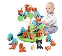 Gioco di Impilamento | Gioco Da Tavolo Con Uccellino In Legno Per Equilibrio | Attività Divertente Educativa Interattiva Per La Motricità Fine Per Interni Aula Scuola Famiglia Da Tavolo Per Bambini E