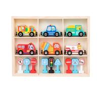 Gioco Di in Legno,Set di Gioco Magnetico Educativo | Giocattolo,per la Scuola materna, la Casa, la Scuola di Scuola d'Indoor, i Ragazzi e le Ragazze di 3 Anni