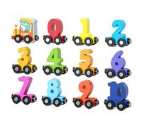 Gioco di in legno, set educativo magnetico per asilo | Gioco di apprendimento dei numeri e dei colori a partire da 1 anno Idea regalo per festa o Natale