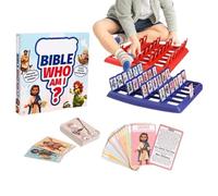Gioco di indovinare dei personaggi della Bibbia - Giocattolo educativo classico di sviluppo di 24 pezzi, divertente gioco interattivo indovinare , attività ispirata alla fede | Scuola di classe s.