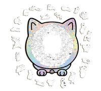 Gioco di Intelligenza Interattivo per Gatti con Dispenser per Stimolazione Mentale e Arricchimento Ambientale (B, 23.7cm)