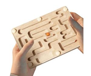 Gioco di labirinto, emozionante gioco di abilità, gioco da tavolo, per bambini e adulti, come allenamento del cervello, sfida, esercizio di concentrazione e gioco da viaggio per viaggiare