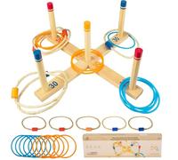 Gioco di Lancio ad Anelli per Bambini e Adulti - Divertimento Attivo per Interni ed Esterni - Inclusa Borsa per il Trasporto