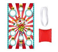 Gioco di lancio dei regali - Banner di gioco di lancio all'aperto | Sfondo Dee Banner per giochi di lancios del circo, giocos di di feste Sfondo circo per carnevale all'aperto, festa di compleann