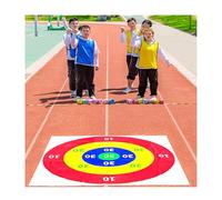 Gioco Di Lancio Dei Sacchetti, Kit Per Giornata Sportiva Scolastica, Gioco Di Squadra Al Chiuso E All'aperto(Colourful set3)