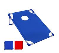 Gioco di lancio del sacchetto di fagioli-tavole di cornhole leggere, kit portatile per risparmiare spazio | Target di beanbag pieghevole con borsa da trasporto, giocattolo esterno interno, gioco da gi
