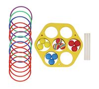 Gioco di lancio dell'anello della piscina Schiuma galleggiante con palline Cerchio esagonale per feste all'aperto per sport acquatici