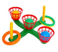 Gioco di lancio di anelli e palline