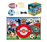Gioco di lancio di calcio, partite di lancio di calcio per bambini - 2 in 1 Toss Games Toy - Forte adesione da calcio che un giocattolo bersaglio per bambini, 3-8 ragazzi di età, parco giochi, palestr