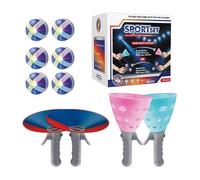 Gioco di lancio e cattura della palla - Giocattolo di movimento interattivo con racchette luminose a LED e borse di , materiale ABS, gioco dinamico di lancio e cattura per bambini Famiglie per