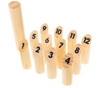 Gioco di Lancio Finlandese Numerato in Legno Khaki