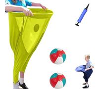 Gioco di lancio gigante per la nonna, per esterni, con palline che saltano, pantaloni per la nonna, per giardino, per la famiglia e la squadra, feste, per il campo e il cortile (giallo)