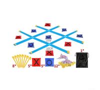 Gioco di lancio per bambini dai 3 ai 12 anni - Sviluppo lordo e comprensione delle regole attraverso attività di gioco strutturate (kit1 blu)