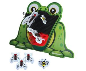 Gioco di lancio Schildkröt “Dai da mangiare alla rana” - gioco di lancio del bersaglio per bambini a partire dai 4 anni - incl. 3 mosche & 1 ape come dischi di lancio- indoor & outdoor