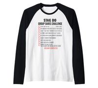 Gioco di Lista di Controllo per Addio al Celibato Maglia con Maniche Raglan