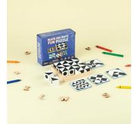 Gioco di Logica con Cubi di Legno Allenamento Del Pensiero Logico