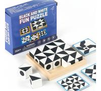 Gioco di Logica con Cubi di Legno Allenamento Del Pensiero Logico