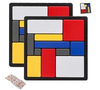 Gioco Di Logica E Rompicapo, 88 Sfide, 4 Livelli Di Difficoltà, Puzzle Logici Per L'Allenamento Del Pensiero Logico, Gioco Stimolante Per Bambini E Adulti (2)