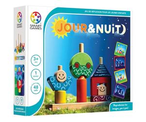 Gioco di logica educativo Giorno e Notte per bambini a partire da 3 anni - Nouvo